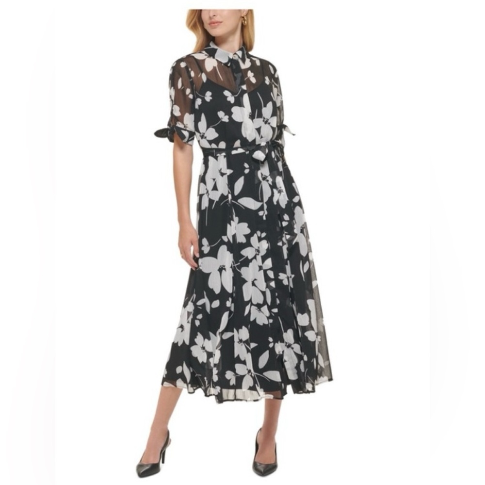 NWT Calvin Klein Floral Dress